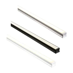 18mm x 15mm Deep Square Aluminium Profile IP20 in Silver/Black/White Havit Commercial