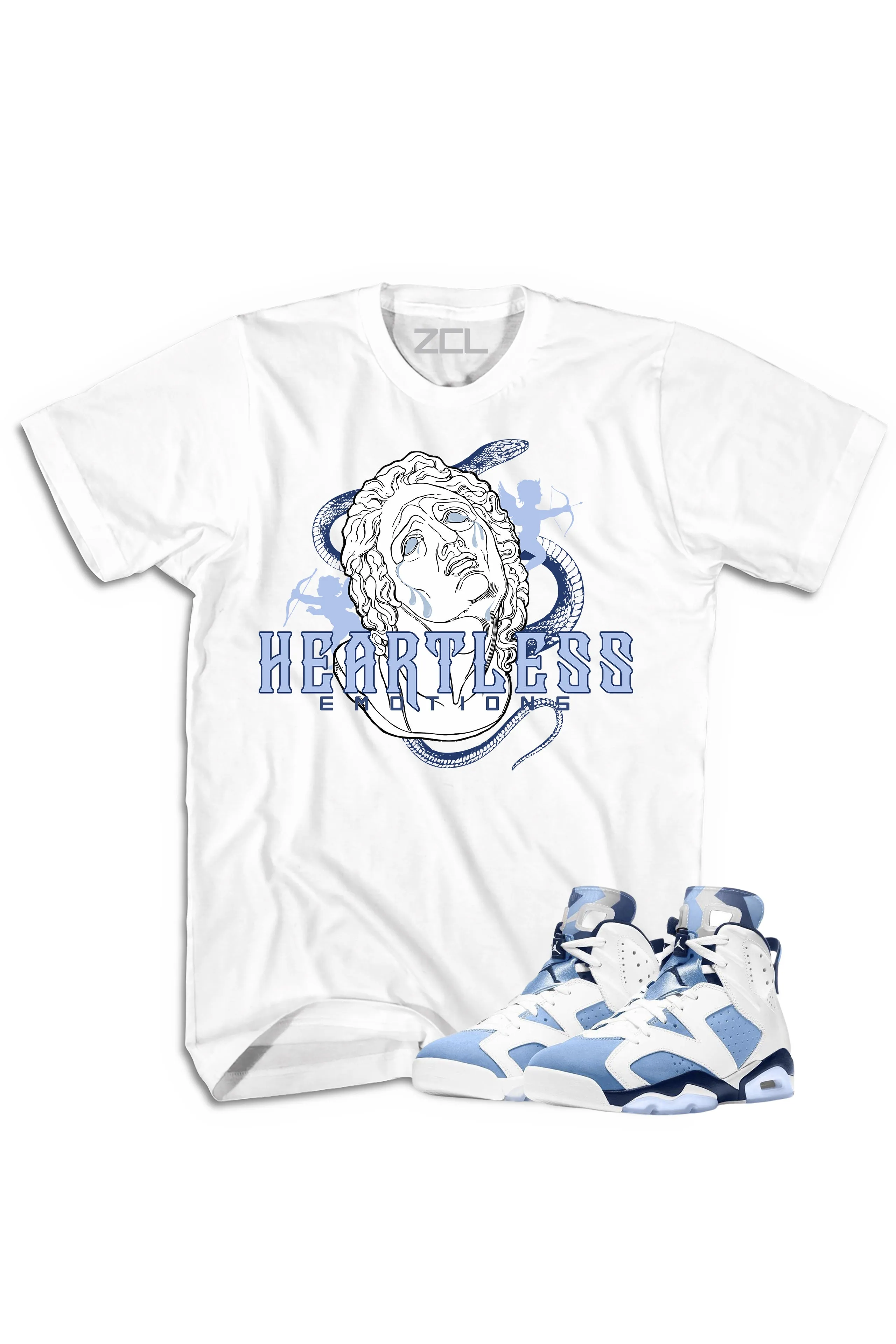 Air Jordan 6 "Heartless" Tee UNC White