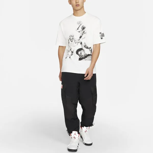 Air Jordan Brand x OFF-WHITE MJ T-Shirt Asia Sizing 'White' T-Shirt, White