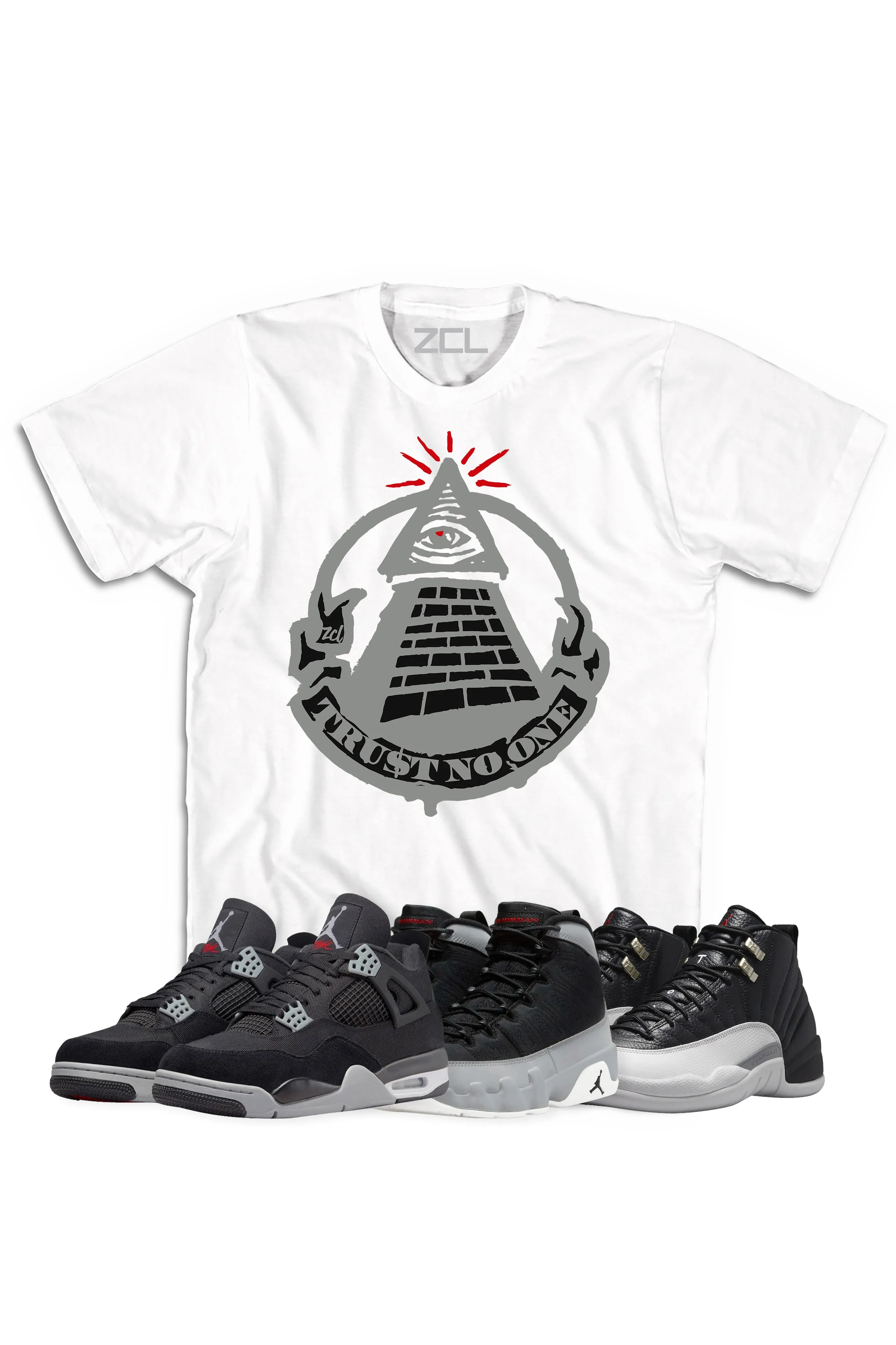 Air Jordan "Trust No One" Tee Black Canvas