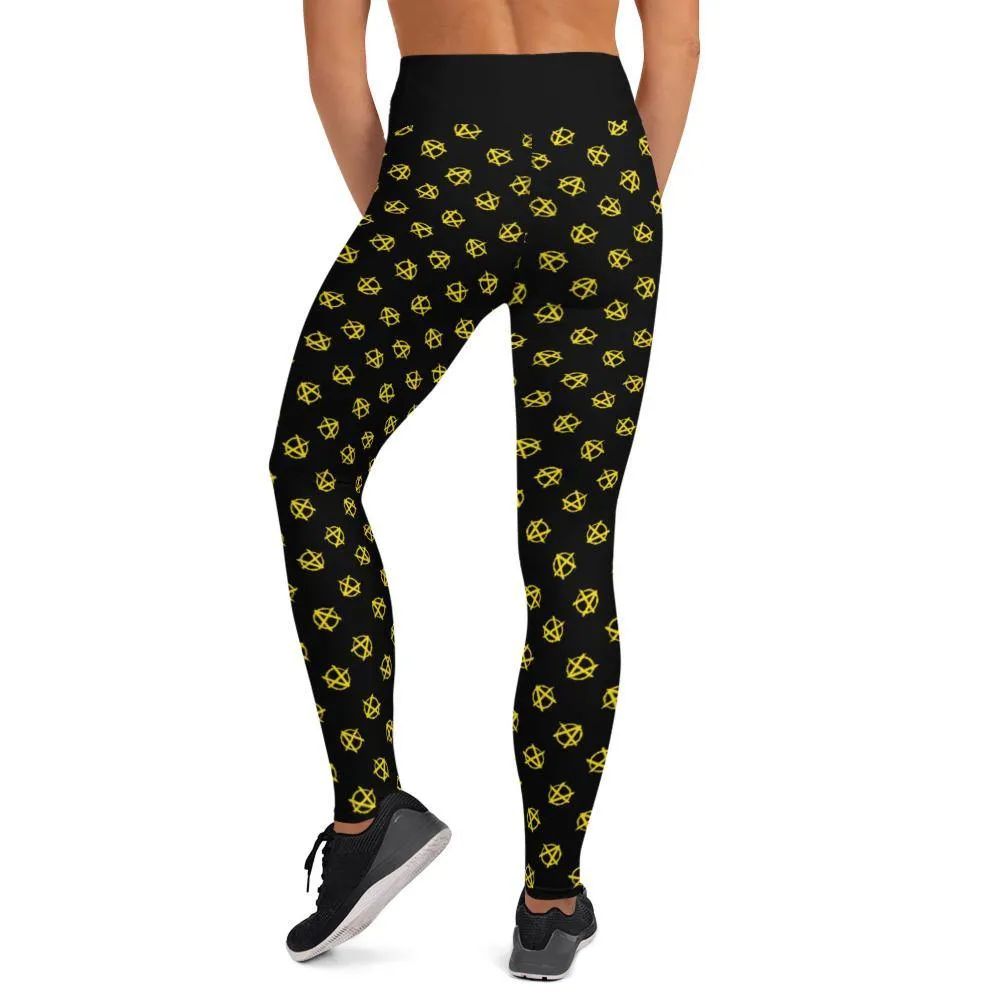 Ancap Anarchy Yoga Leggings