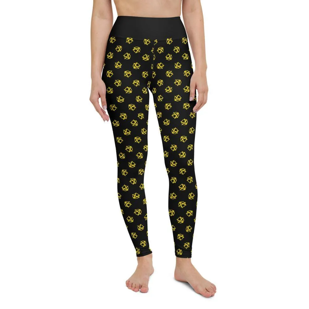 Ancap Anarchy Yoga Leggings