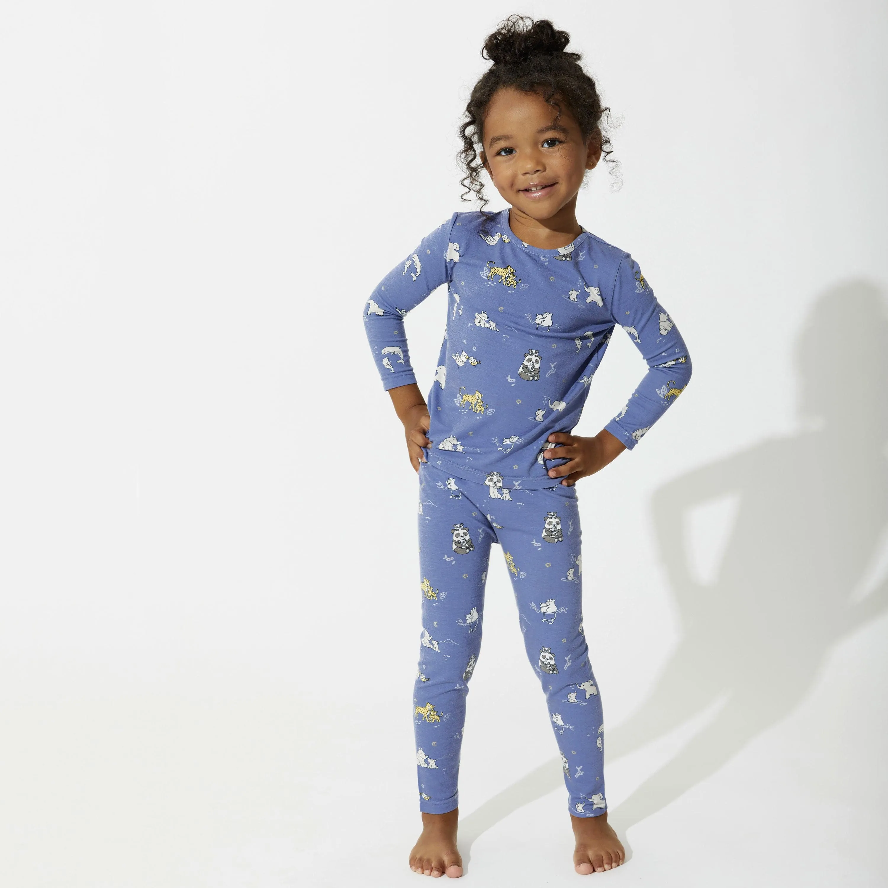 Animal Kisses Bamboo Kids Pajamas