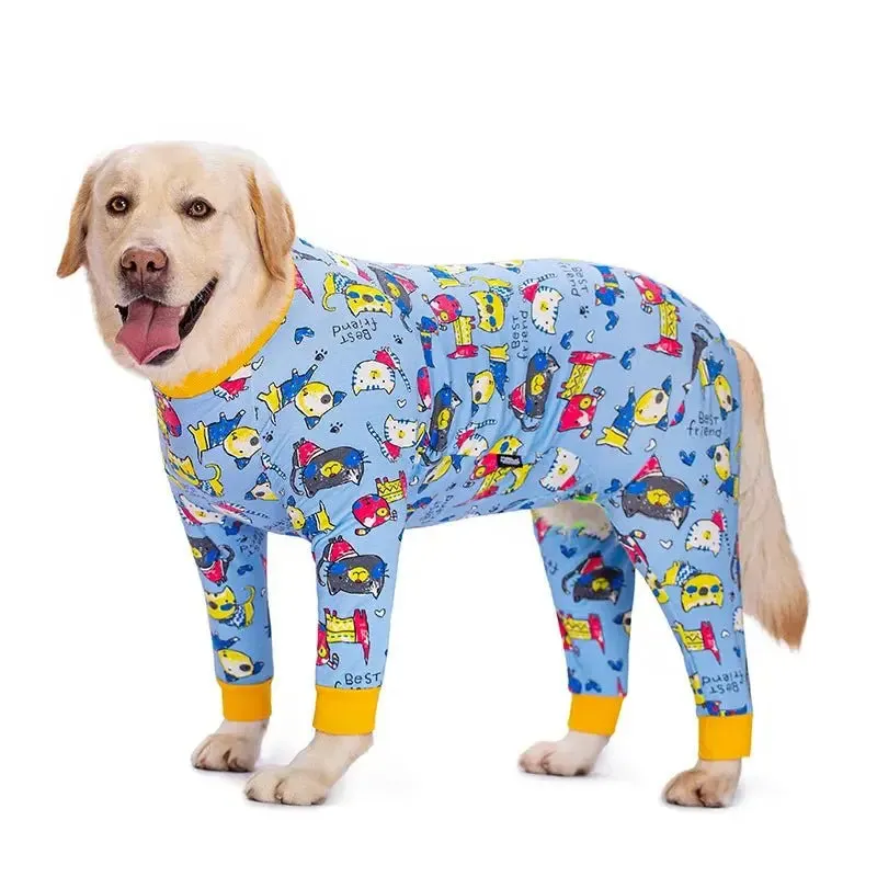 AnniePaw Cozy Dog Jumpsuit Anti-Lick Full Belly Recovery Suit