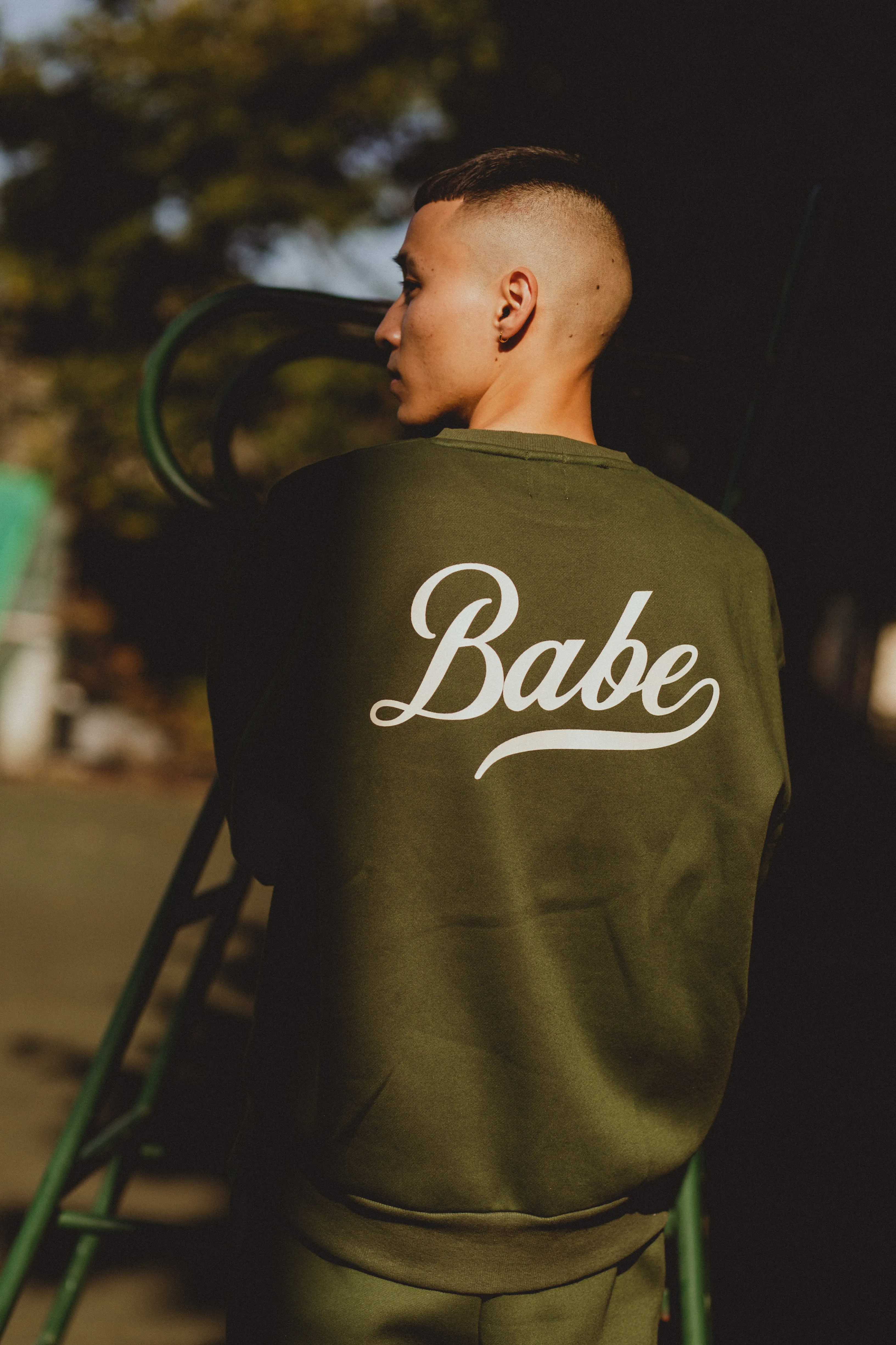 Babe logo sweat tops