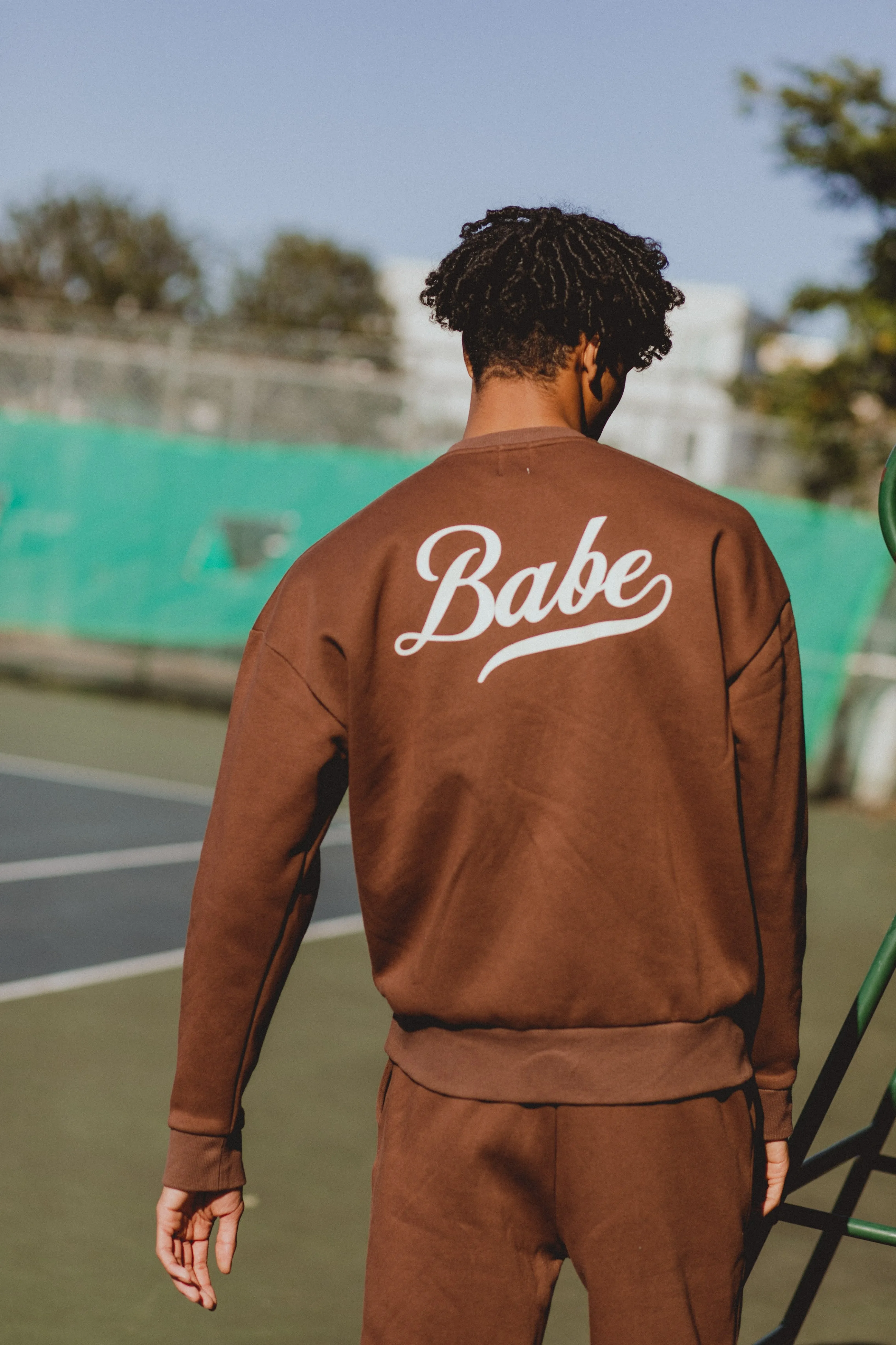 Babe logo sweat tops