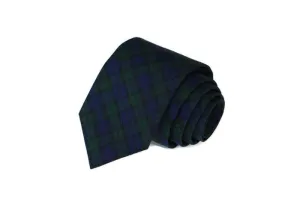 Black Watch Tartan Plaid Necktie