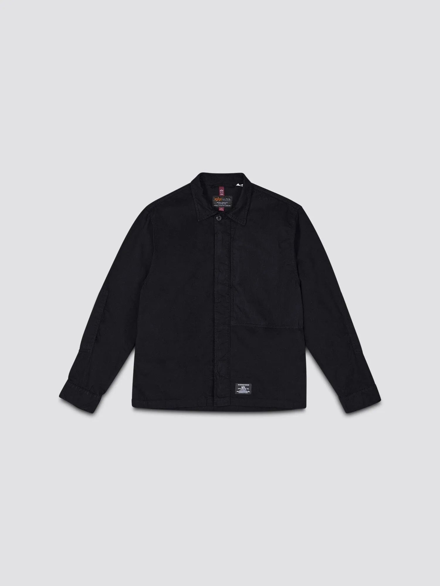 CONTRAST SHIRT JACKET (SEASONAL)