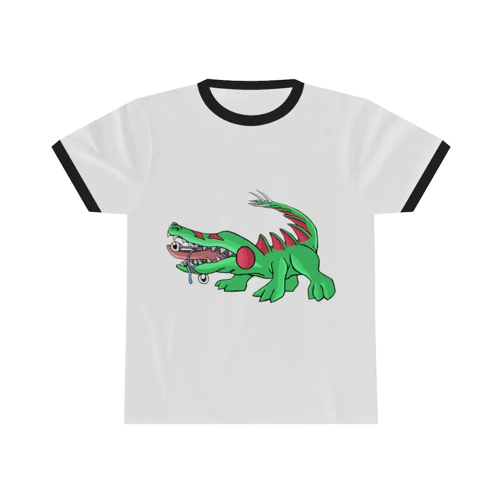 Crocodilas Unisex Ringer Tee