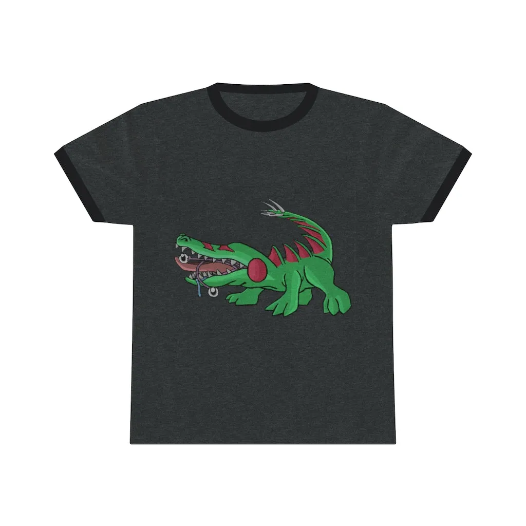 Crocodilas Unisex Ringer Tee