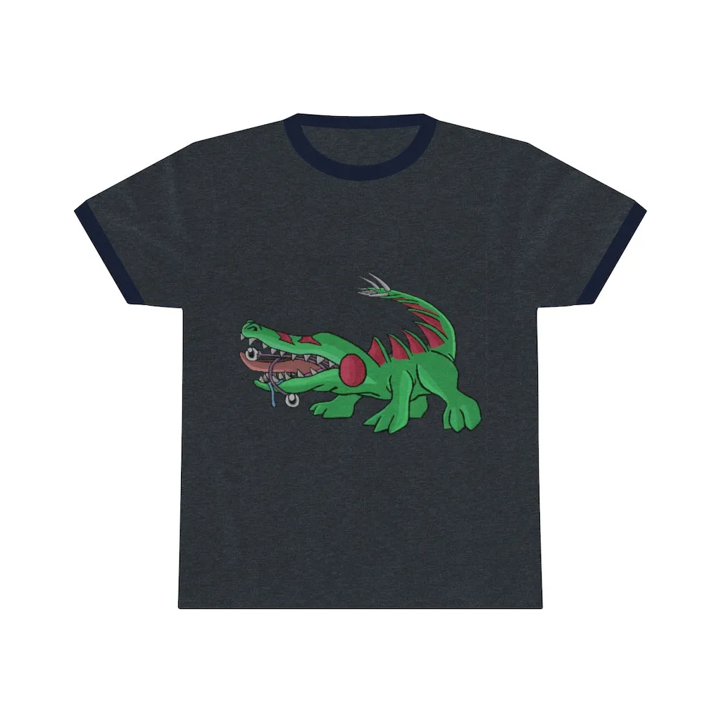 Crocodilas Unisex Ringer Tee