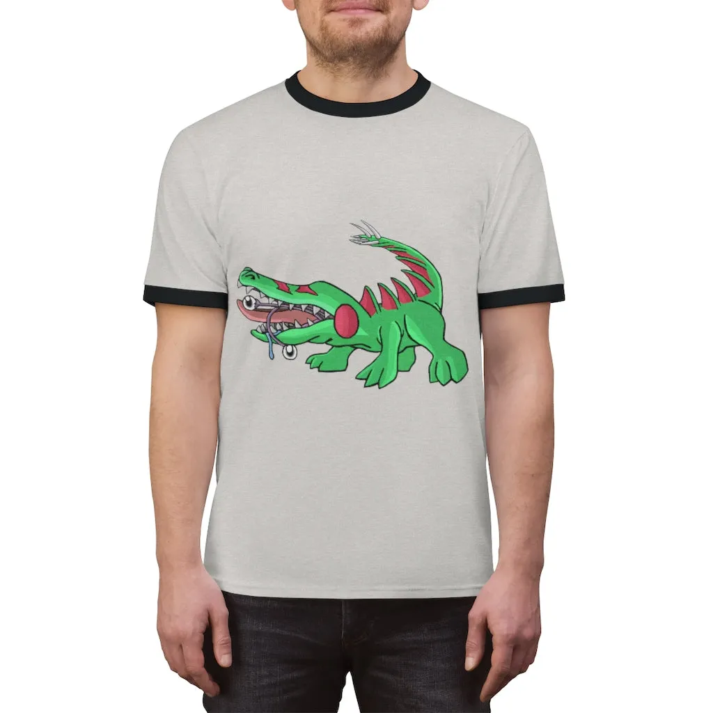 Crocodilas Unisex Ringer Tee