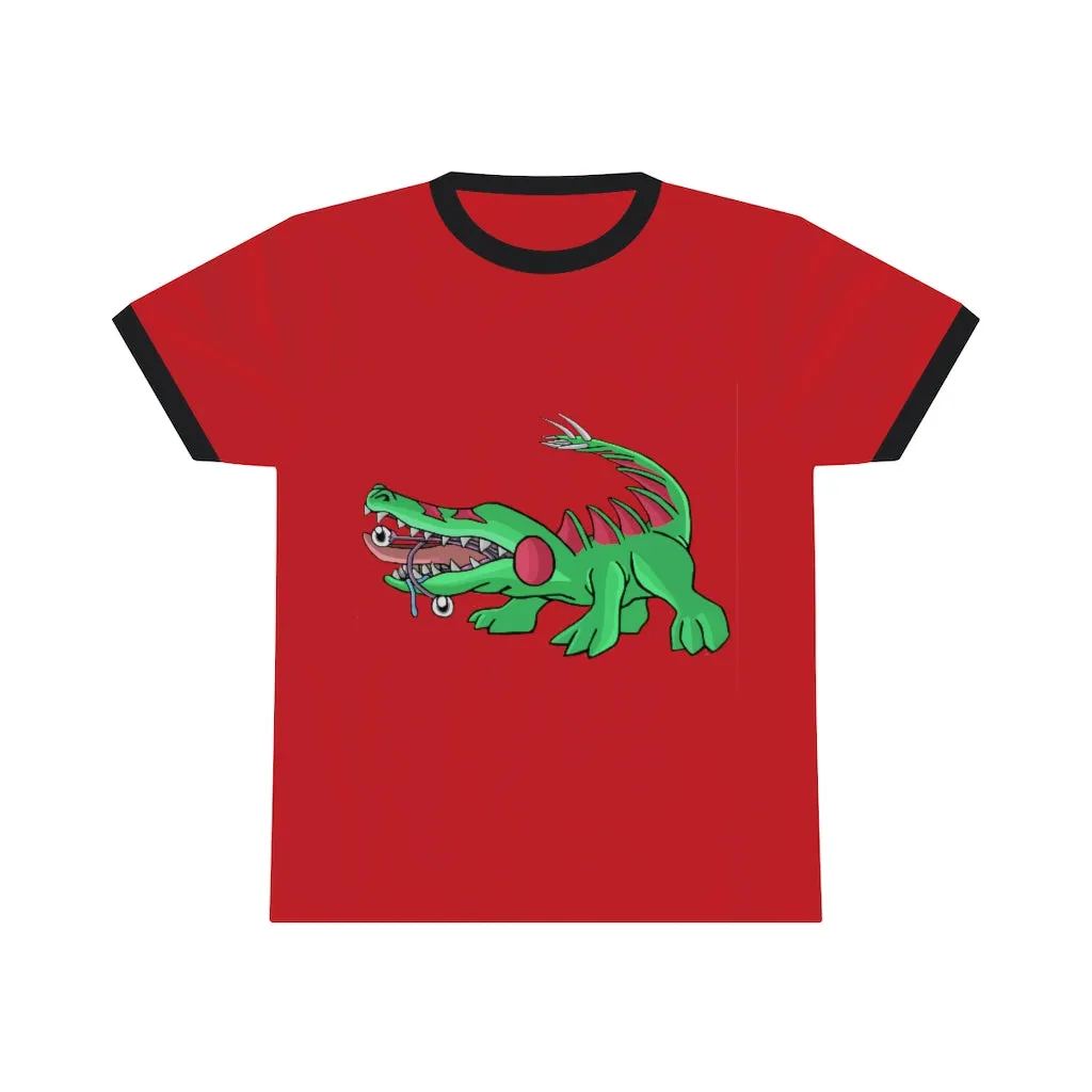 Crocodilas Unisex Ringer Tee