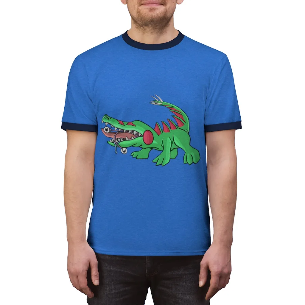 Crocodilas Unisex Ringer Tee