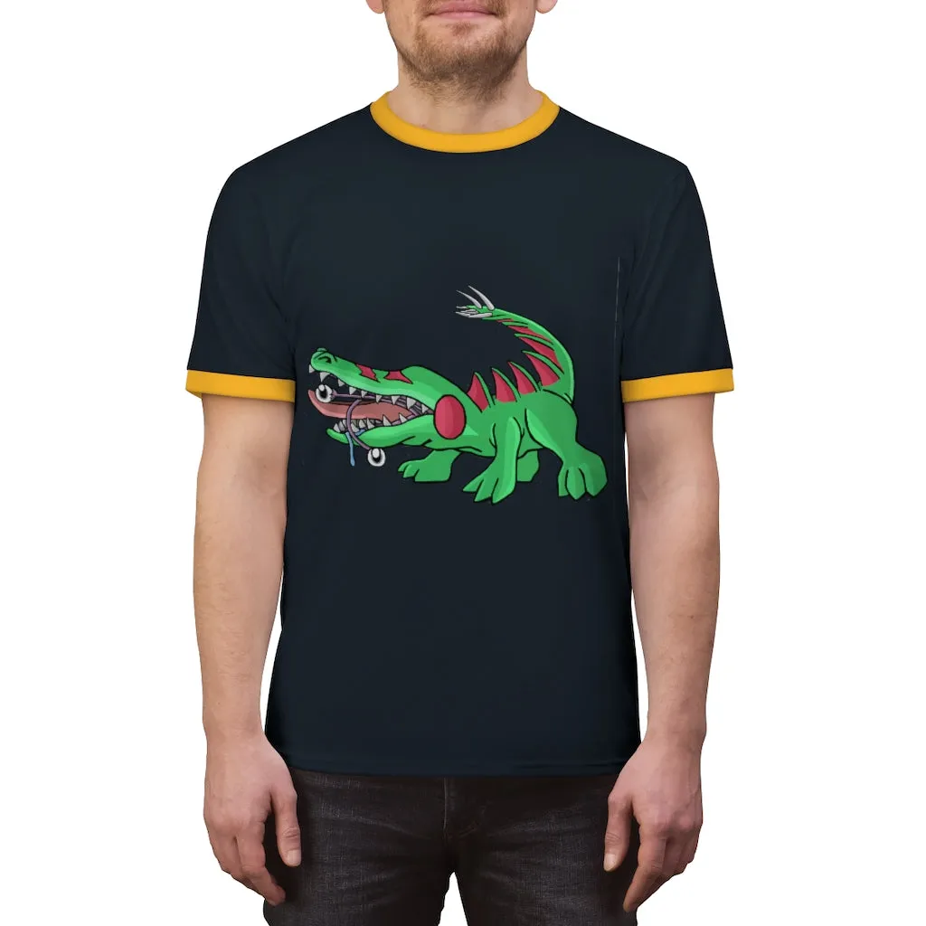 Crocodilas Unisex Ringer Tee