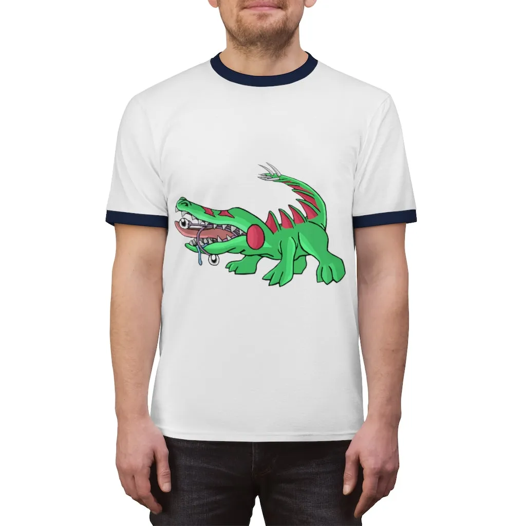 Crocodilas Unisex Ringer Tee