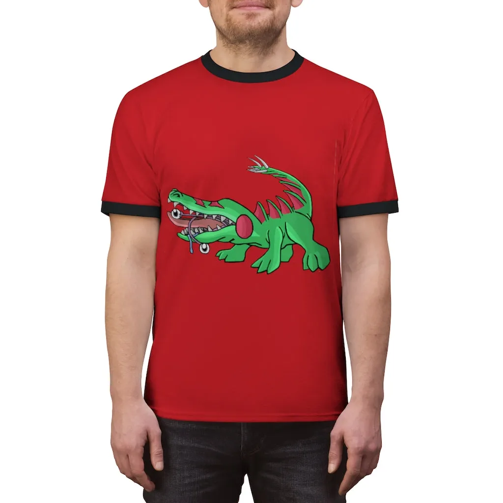 Crocodilas Unisex Ringer Tee