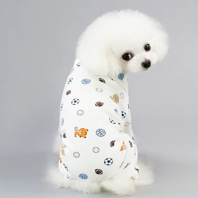 Dogs Pajamas For Dogs Clothes Cat Clothing Puppy Jumpsuit Cat Pajamas For Chihuahua Clothes Pomerania Pet Shirt Pijama Perro 35