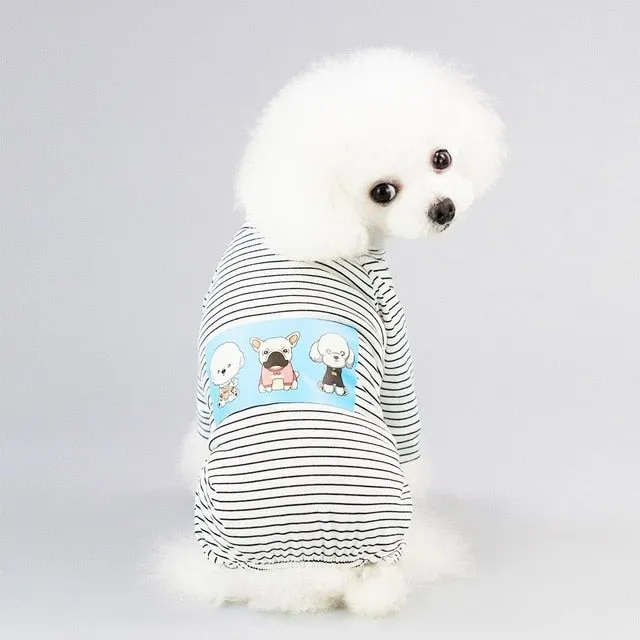 Dogs Pajamas For Dogs Clothes Cat Clothing Puppy Jumpsuit Cat Pajamas For Chihuahua Clothes Pomerania Pet Shirt Pijama Perro 35