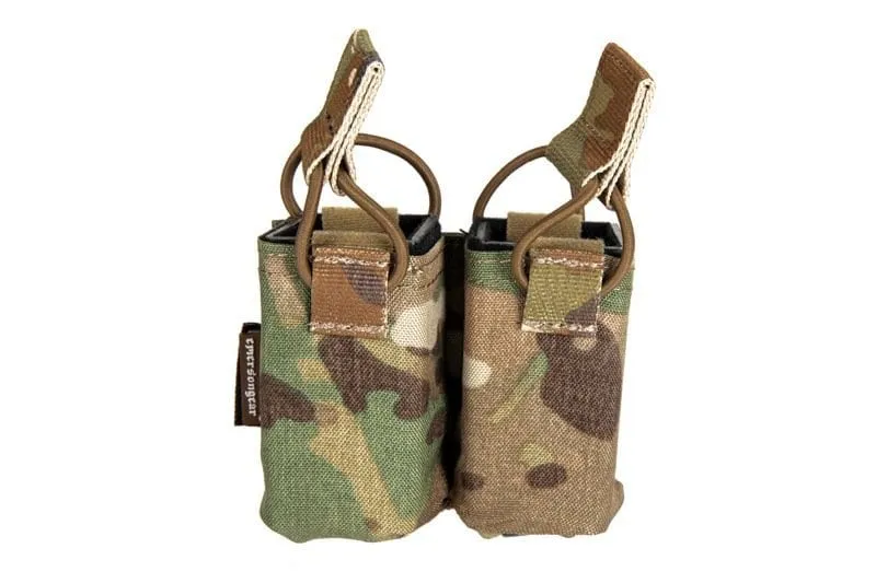 Double Pistol Pouch For Skeleton Vests - Multicam