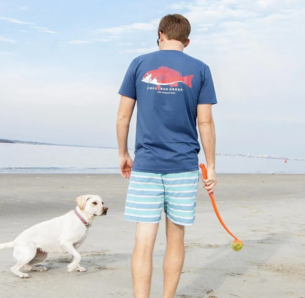 Good Boy: Yellow Lab: Short Sleeve T-Shirt - Kelly Green