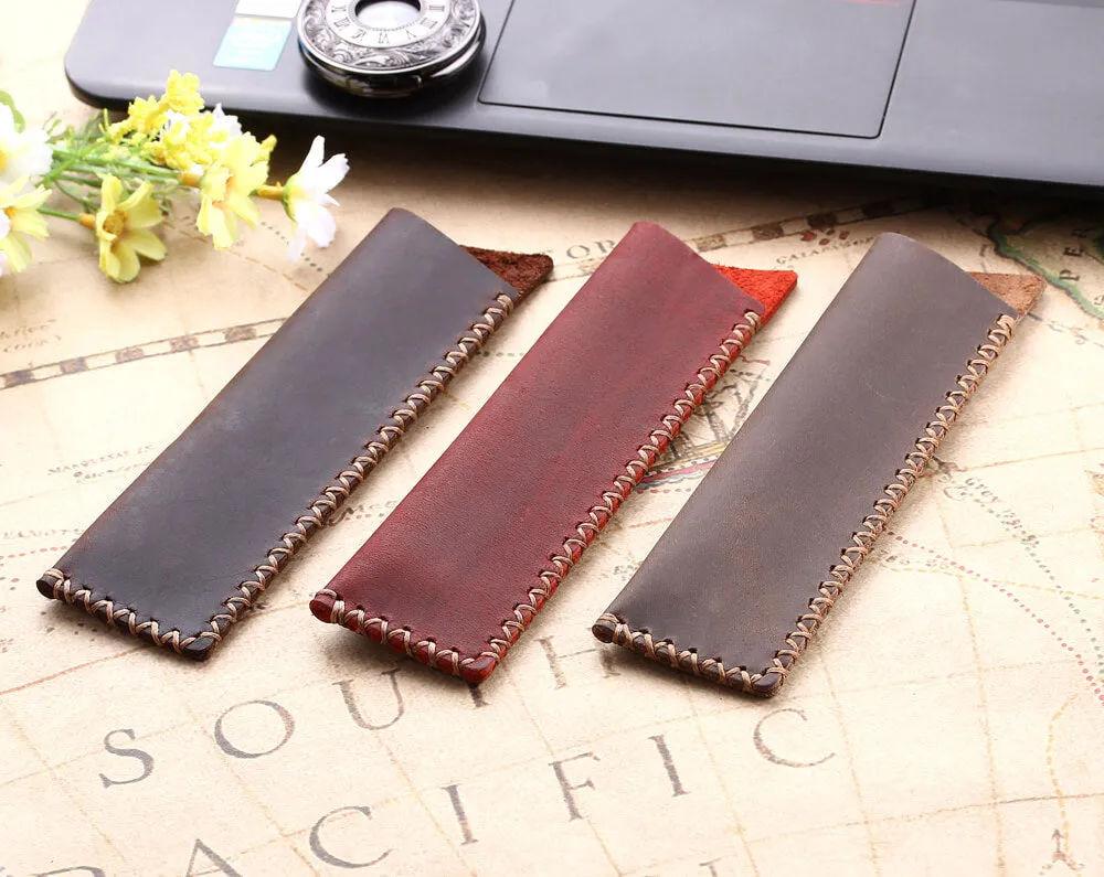 Handmade Genuine Leather Pen Pencil Bag/Holder/Case