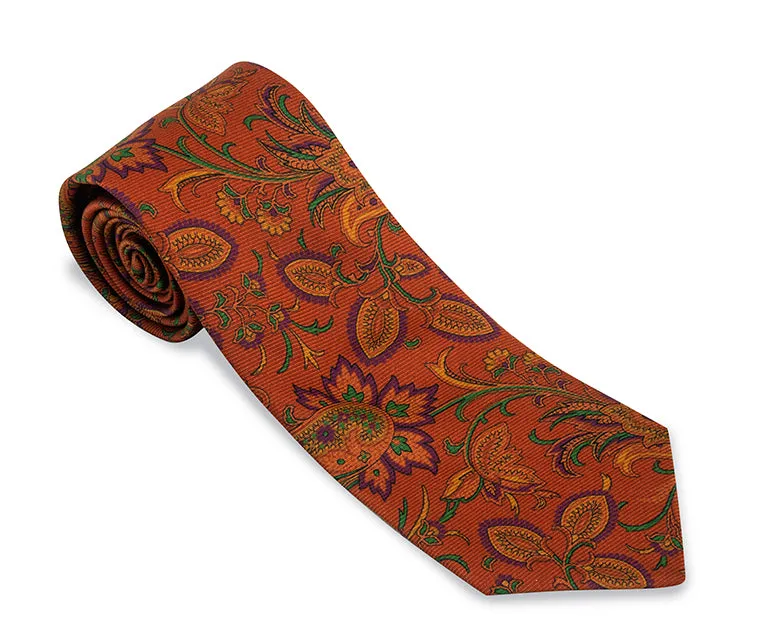 Henna Alexander Floral Necktie - F5582