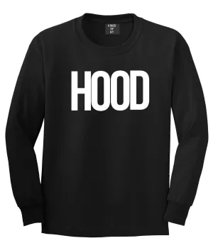 Hood Long Sleeve Boys Kids T-Shirt