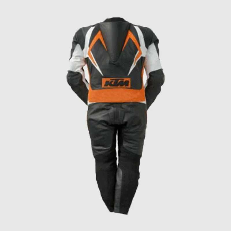 KTM MotoGP Motorbike Racing Leather Suit In All Sizes High Quality Leather