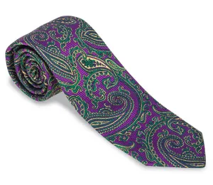 Mardi Gras Paisley Necktie - F4475