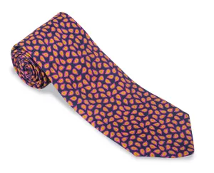 Navy Morrell Pine Necktie - F5367