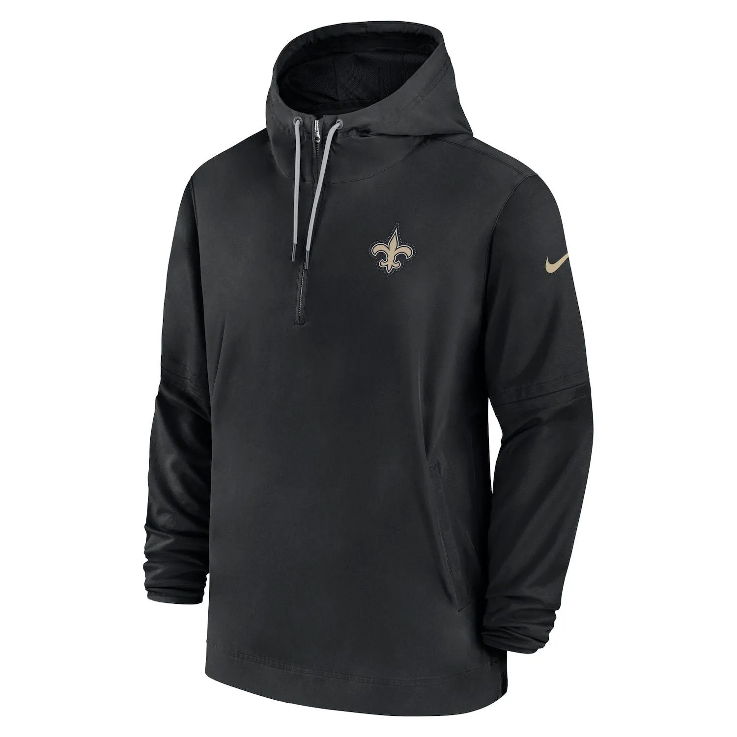 New Orleans Saints Sideline Nike Men's Black Zip Hoodie