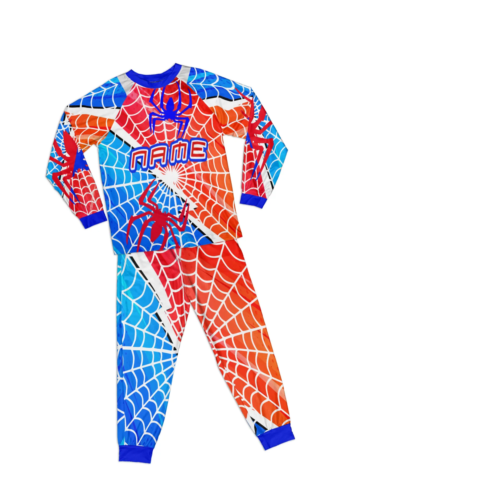 Personalized Family Pajama Sets | Matching Xmas Jammies for ADULTS | Christmas Holiday family PJs | Spider Man nightsuit