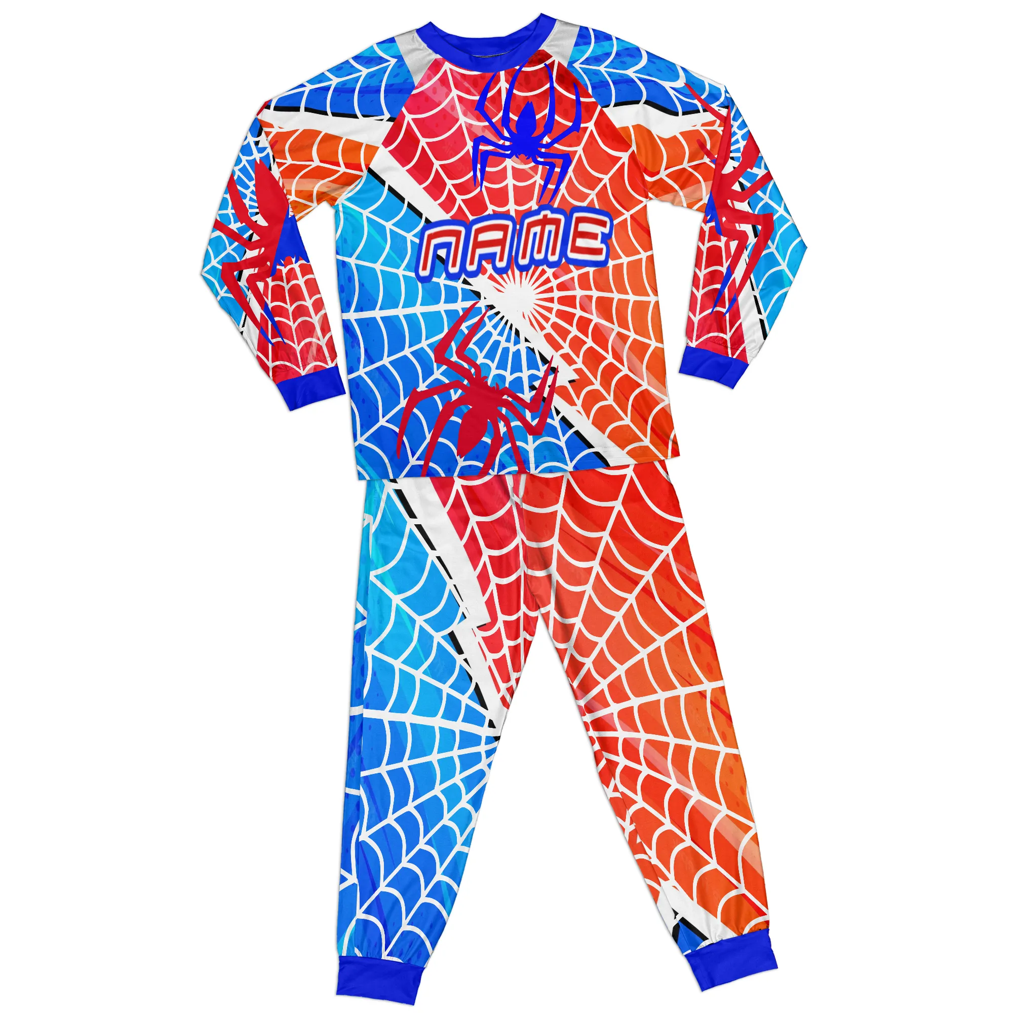 Personalized Family Pajama Sets | Matching Xmas Jammies for ADULTS | Christmas Holiday family PJs | Spider Man nightsuit