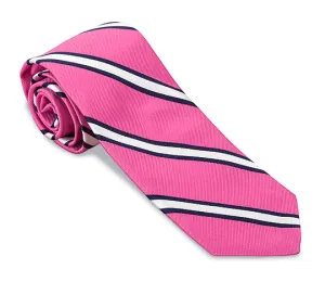 Pink Butler Stripes Necktie - F4988