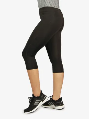 Power - Compression Three Quarter Tights - 1600 - Black