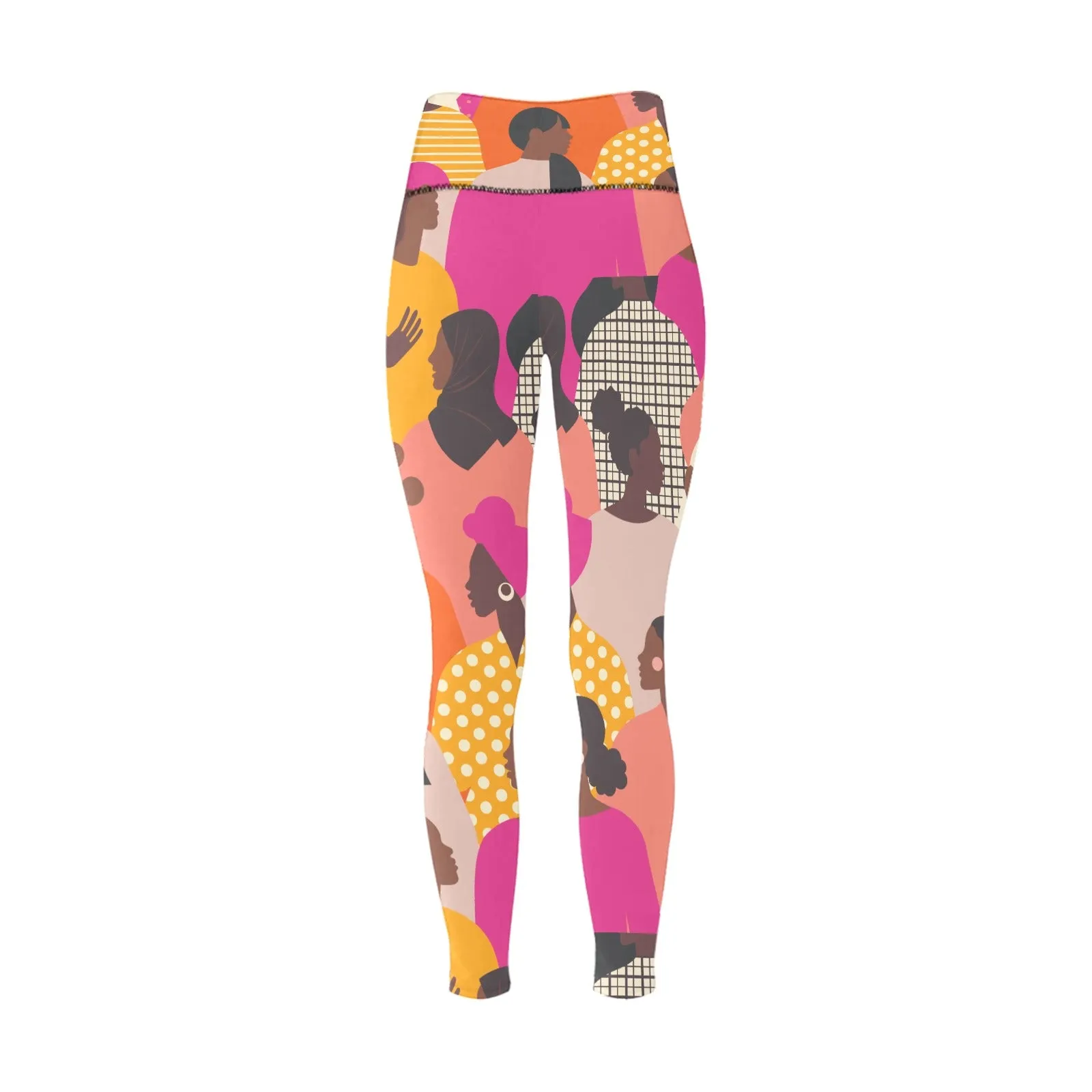 Pre Order:  Marigold Orange High-Waisted Leggings