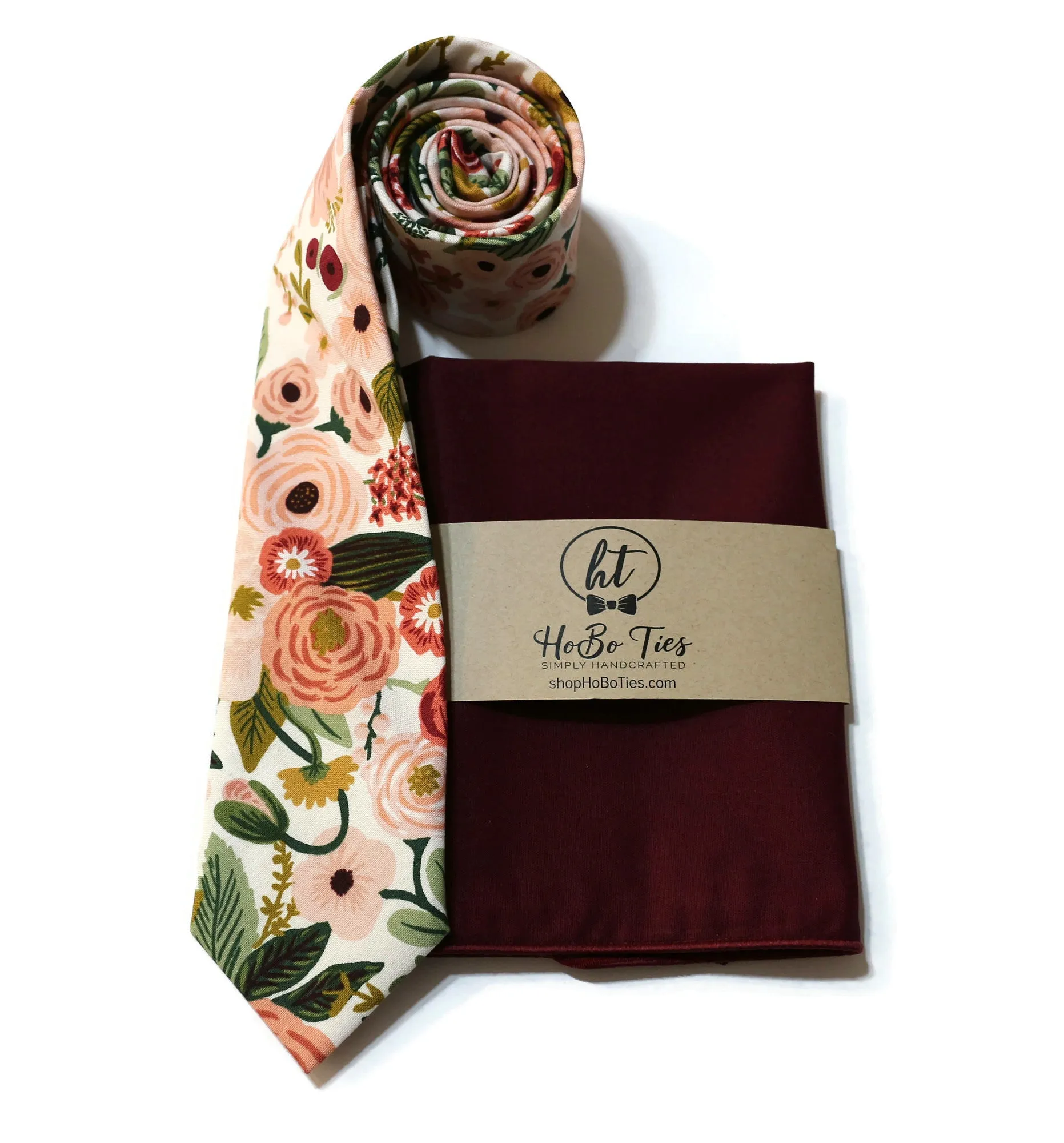 Rose Garden Party Floral Necktie