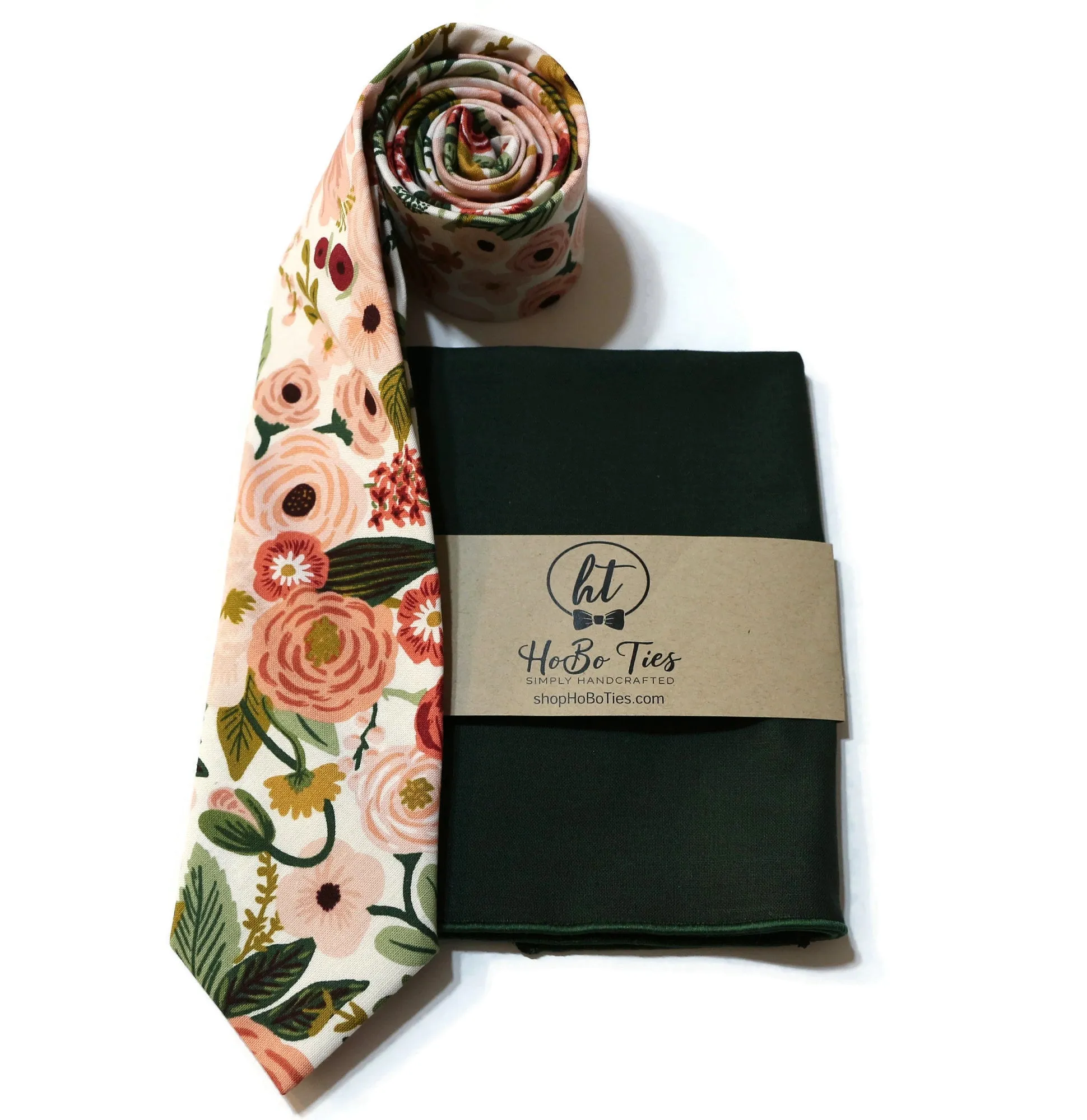 Rose Garden Party Floral Necktie