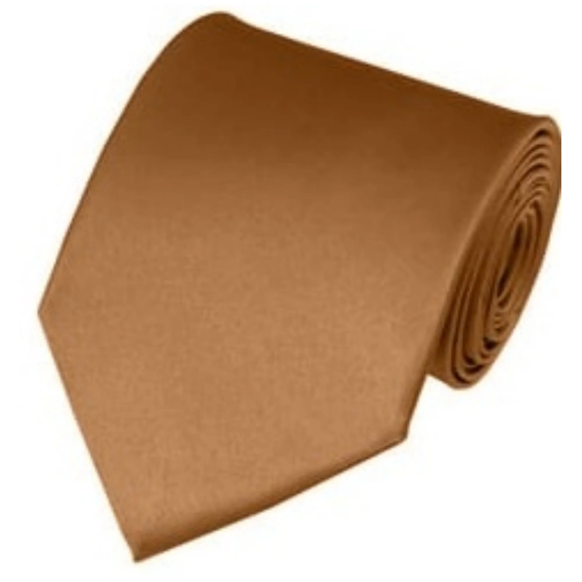 TheDapperTie Solid Color 3.5 Inch Wide And 62 Inch Extra Long Necktie For Big & Tall Men