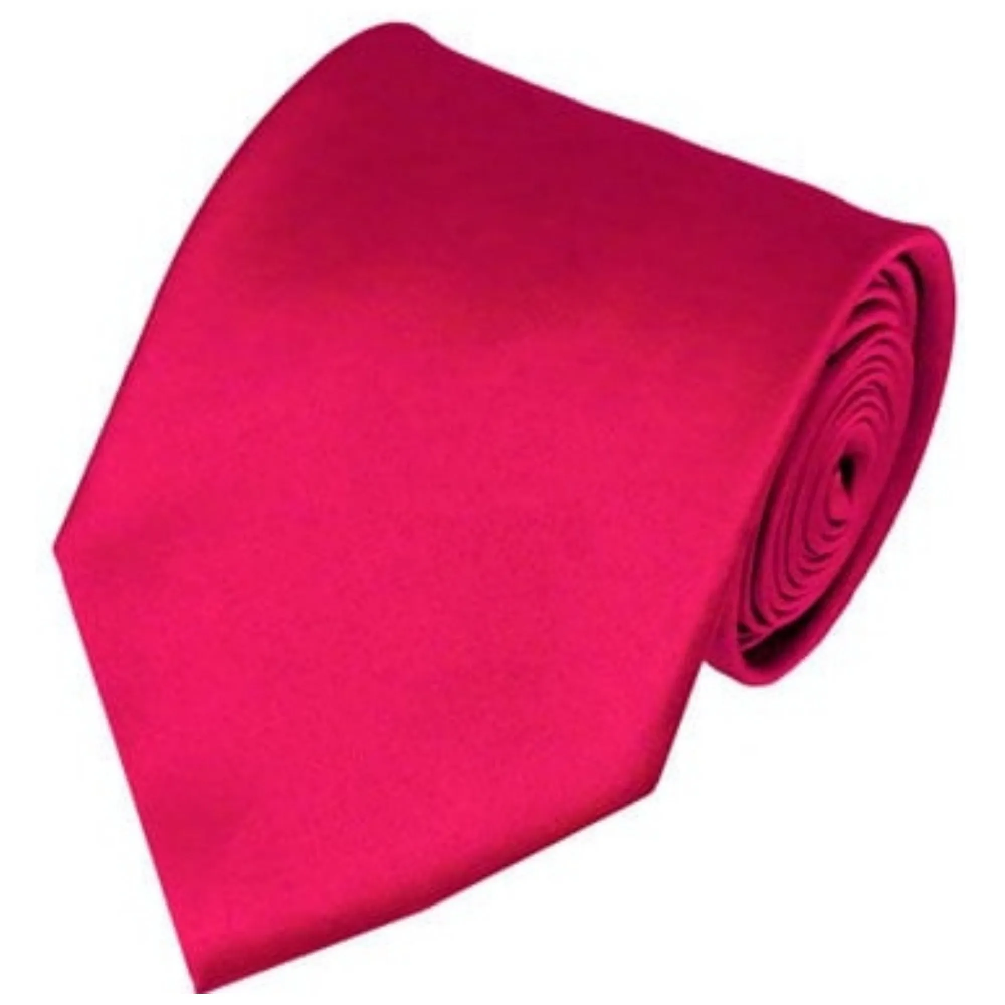 TheDapperTie Solid Color 3.5 Inch Wide And 62 Inch Extra Long Necktie For Big & Tall Men