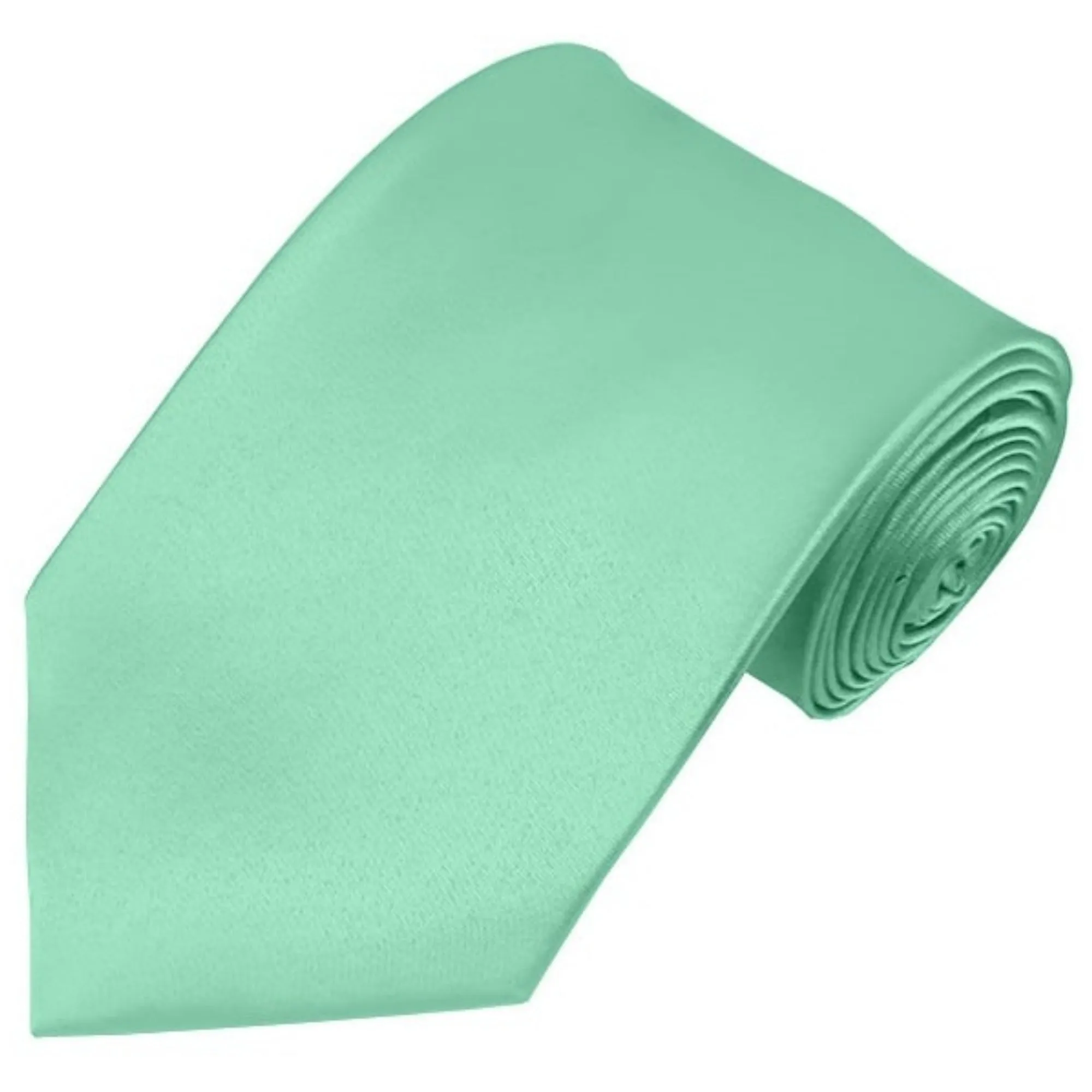 TheDapperTie Solid Color 3.5 Inch Wide And 62 Inch Extra Long Necktie For Big & Tall Men