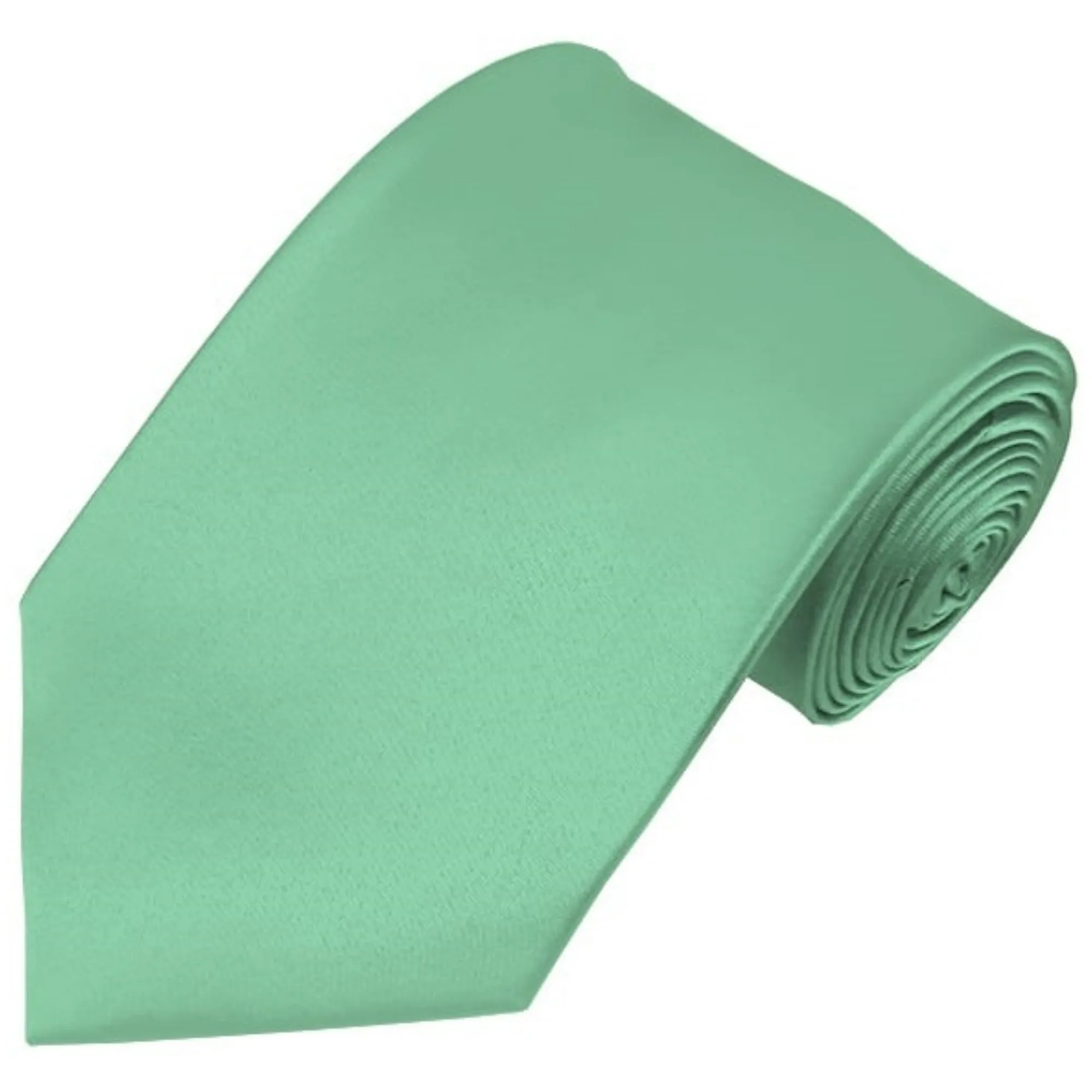 TheDapperTie Solid Color 3.5 Inch Wide And 62 Inch Extra Long Necktie For Big & Tall Men