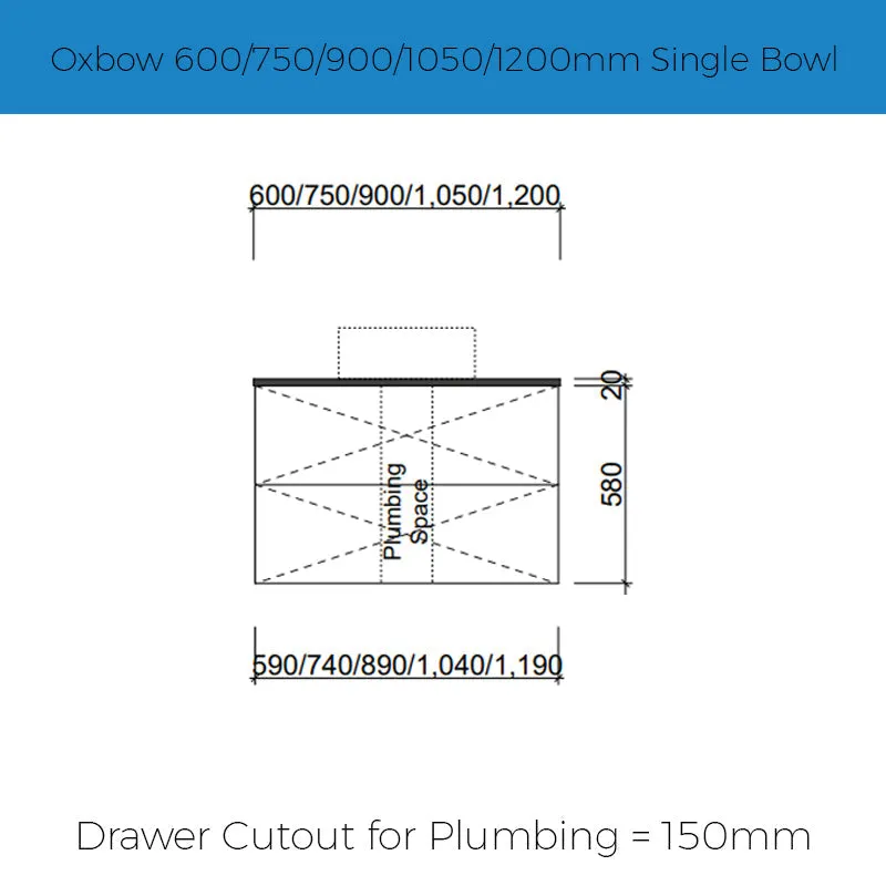 Timberline Oxbow Wall Hung Vanity