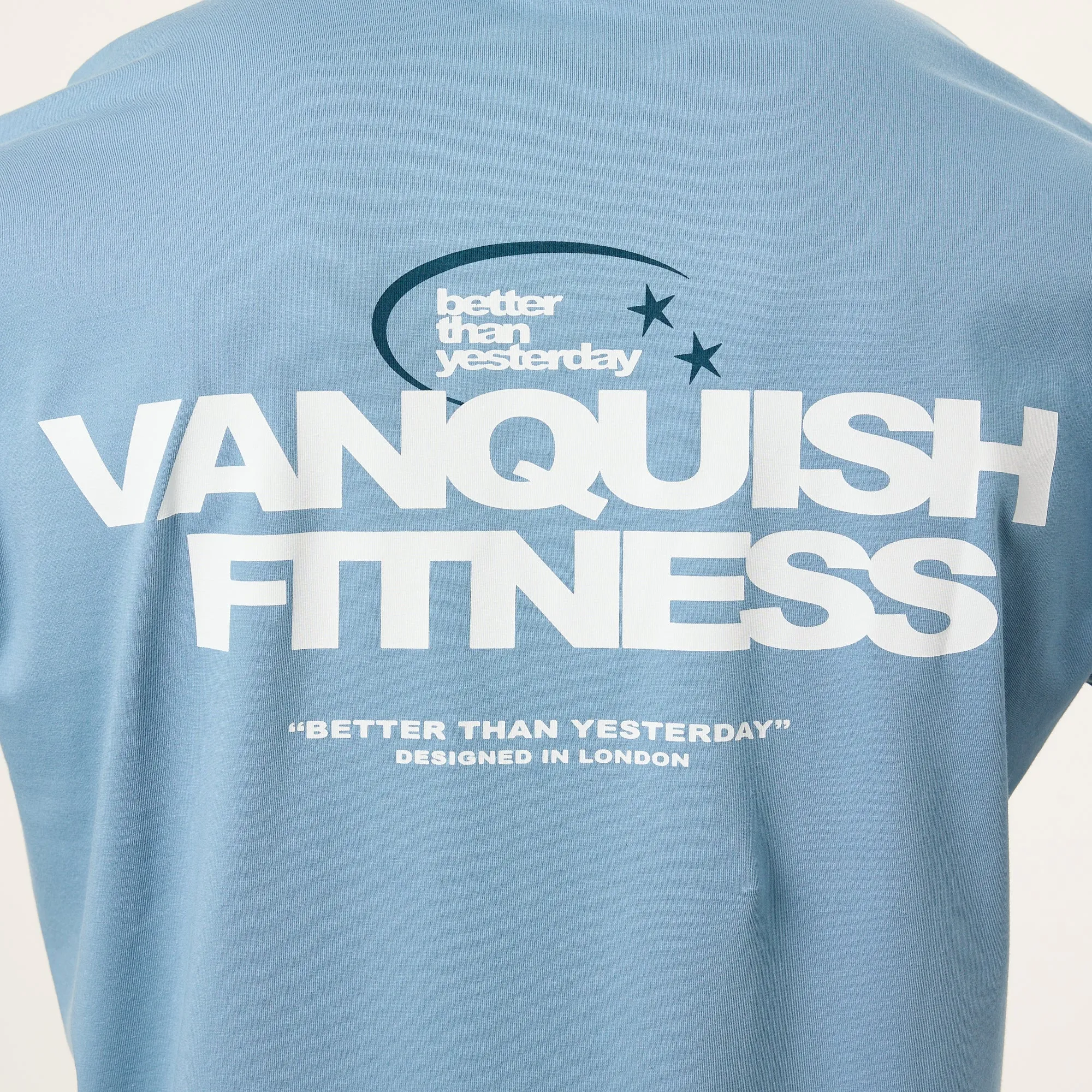 Vanquish TSP Since 2015 Blue Oversized T Shirt